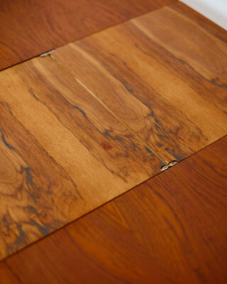 Restaurált Tatra Nabytok Bővíthető Dió Étkezőasztal