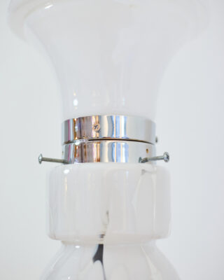 Szépséges Muranoi Üveges Króm Asztali lámpa