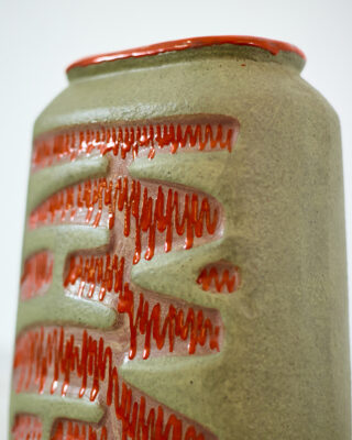 Untitled Session10996 Zöld Kerámia Padlóváza, 70-es évek