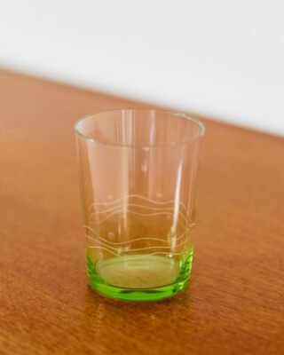 Untitled Session11073 Szépséges Vintage Zöld Poharak Szettben