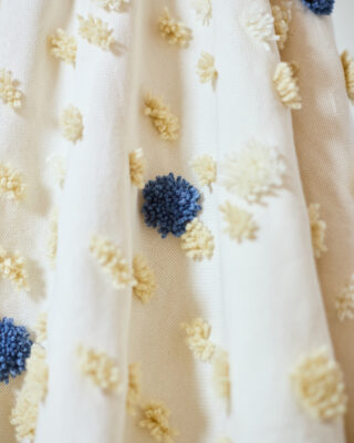 Untitled Session11177 Gyönyörű Len Ágytakaró Kék Pöttyös / Tiktik