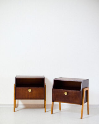 Restored Walnut Bedside Tables Restored Walnut Bedside Tables