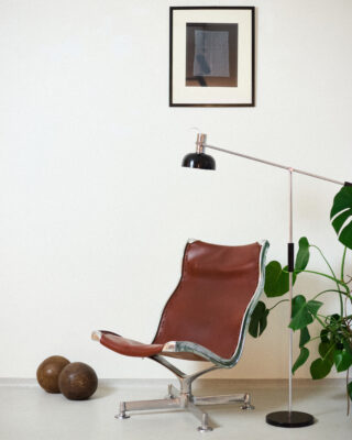 Rudolf Szedleczky Cow Leather Chair Rudolf Szedleczky Cow Leather Chair