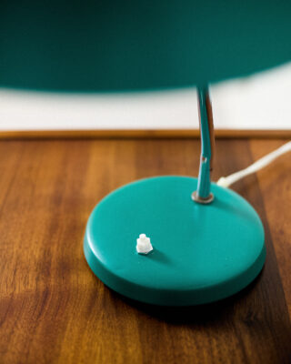 VEB Narva Króm Asztali Lámpa, 60's