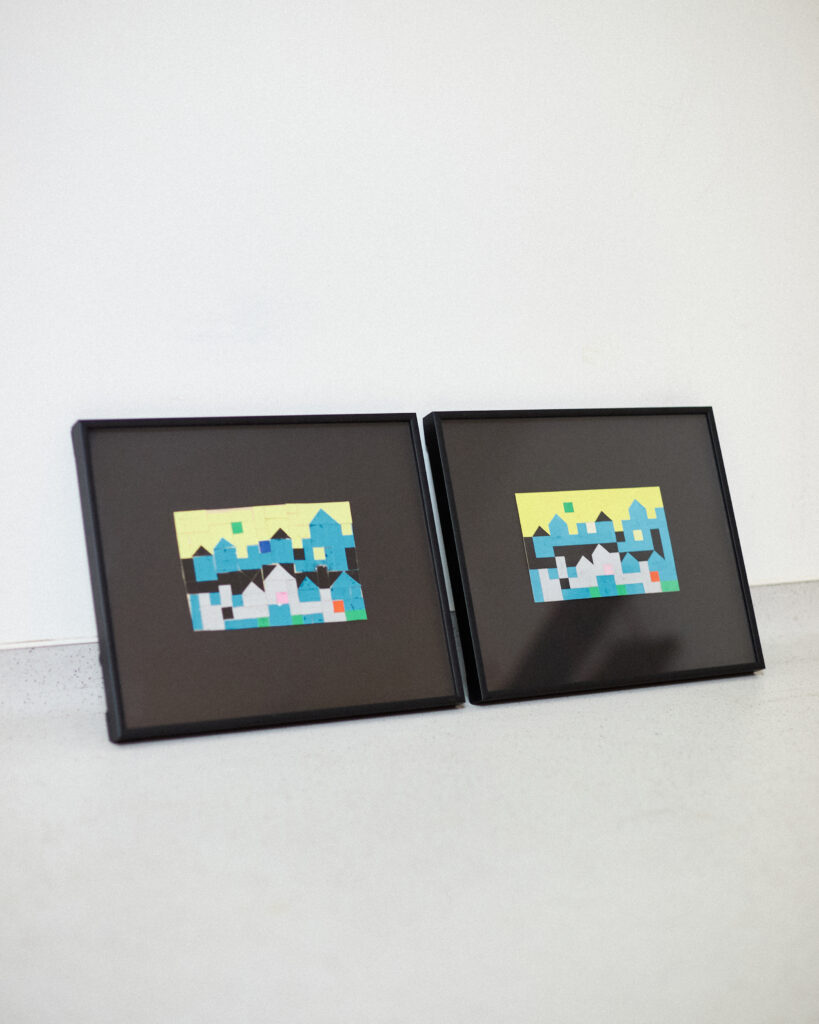 Untitled Session11615 Gyarmathy Tihamér, Színvariációk Kollázs Párban