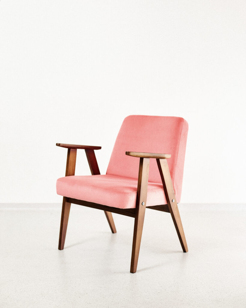 Restored Pink Josef Chierowski Chair