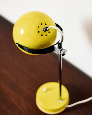 Yellow Space Age Lamp