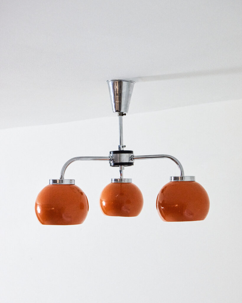 mid-century-pendant-chrome-orange