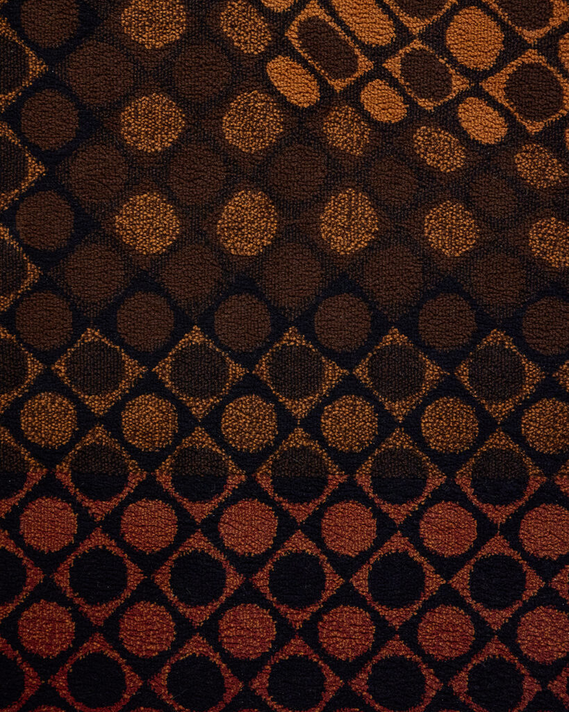 vasarely-style-rug-detail Vasarely Stílusú Vintage Szőnyeg
