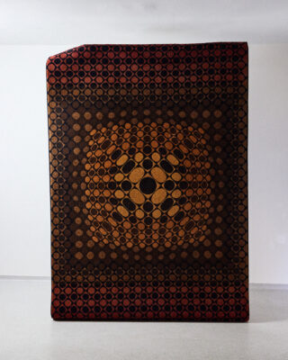 vasarely-style-rug-vintage Vasarely Stílusú Vintage Szőnyeg